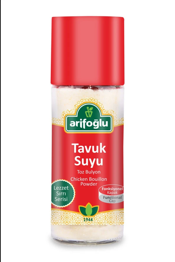 Arifoğlu Tavuk Suyu Toz Bulyon 90g Cam ürün görseli 1