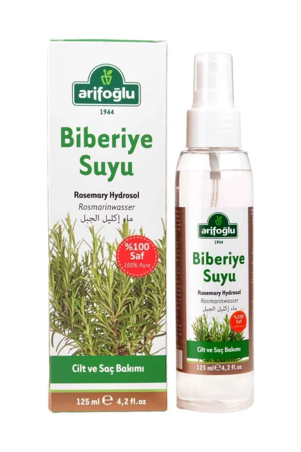 Arifoğlu Biberiye Suyu 125mL - Biberiye Hidrosölü ürün görseli 1