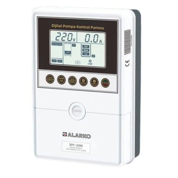 Alarko 0,5 - 3 Hp 220V Monofaze Dijital Akıllı Pompa Kontrol Panosu ürün görseli 1