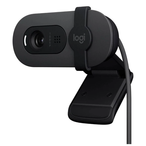Logitech Brio 100 Full Hd 2 MP  1080 P Mikrofonlu Grafit Webcam ürün görseli 1