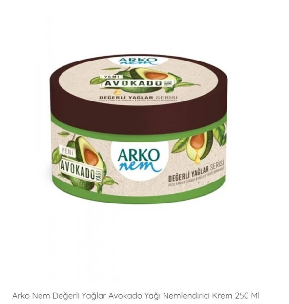 Arko Nem Değerli Yağlar Avokado Yağı İçeren Bakım Kremi 250 Ml 8690506487997 ürün görseli 1
