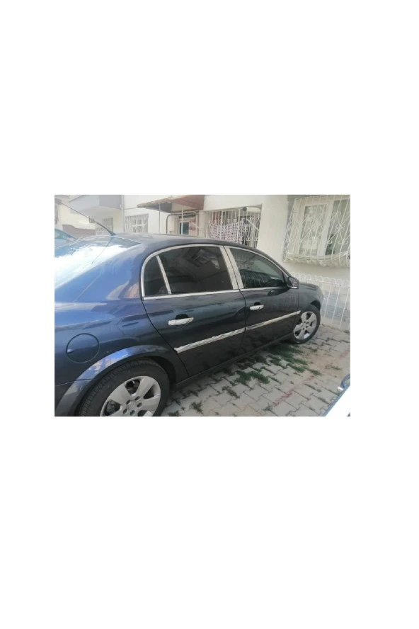 Opel Vectra C Set Cam Çevre Tam Tur Kapı Direği 14 Parça Paslanmaz Çelik 2002 - 2008 ürün görseli 1