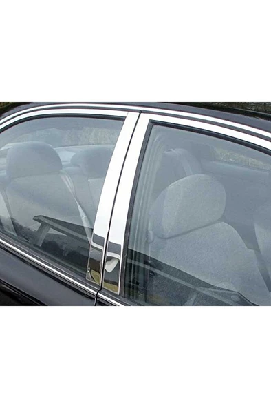 Opel Vectra C Krom Kapı Direği 2002 - 2008 Arası 6 Parça Paslanmaz Çelik ürün görseli 1