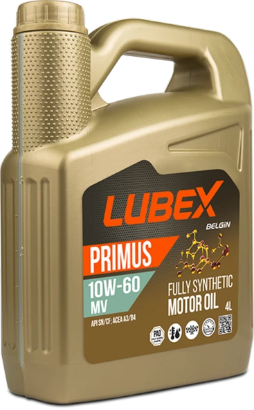 LUBEX PRIMUS MV 10W-60 4 LT ürün görseli 1