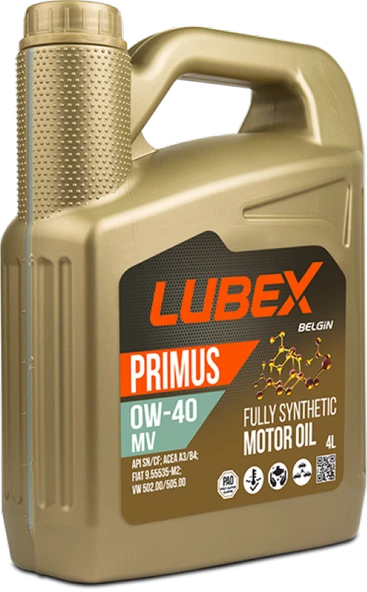LUBEX PRIMUS MV 0W-40 4 LT ürün görseli 1
