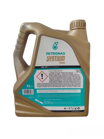 PETRONAS SYNTİUM 7000 0W-40 4LT 2019 - Resim 2