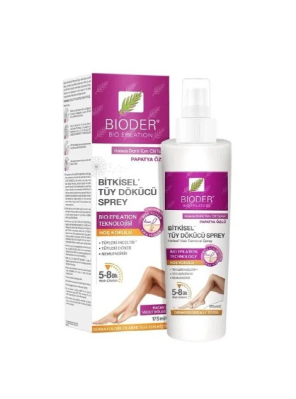 Bioder Papatya Özlü Bitkisel Tüy Dökücü Sprey 175 Ml 8680512631354 ürün görseli 1