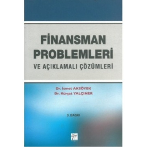 Finansman Problemleri ismet Aksöyek ürün görseli 1