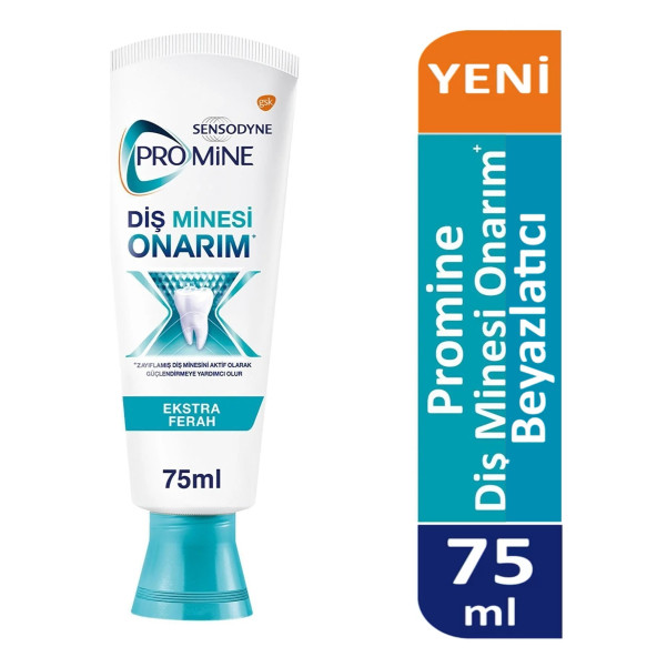Sensodyne Promine Onarım Beyazlatıcı 75ml Diş Macunu ürün görseli 1