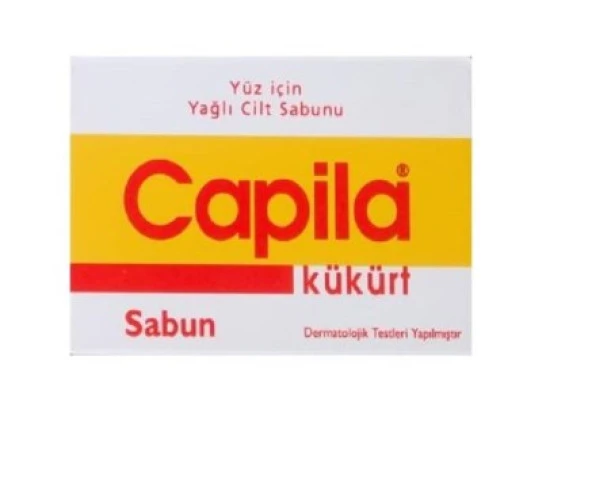 Capila Kükürt Yüz İçin Yağlı Cilt Sabunu 90 Gr 8699512849041 ürün görseli 1