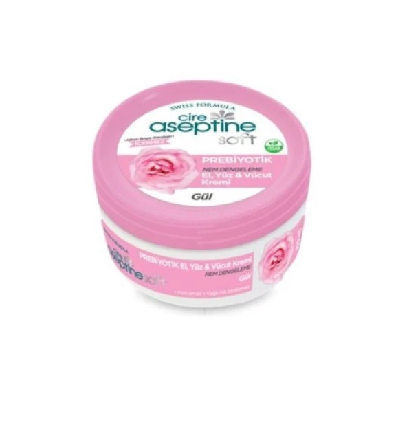 Cire Aseptine Soft Güllü Prebiyotik Krem 300 Ml 8682276602564 ürün görseli 1