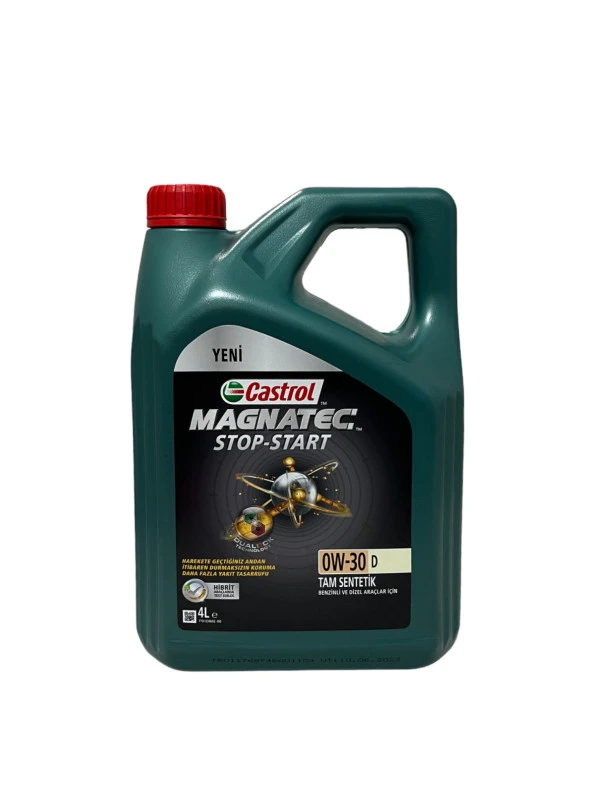 Castrol Magnatec 0W-30 D Tam Sentetik Motor Yağı 4 Litre ürün görseli 1