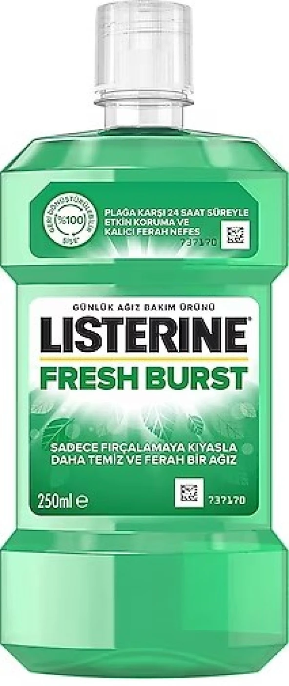 Listerine Fresh Burst Günlük Ağız Bakım Suyu 250 Ml 3574661636658 ürün görseli 1