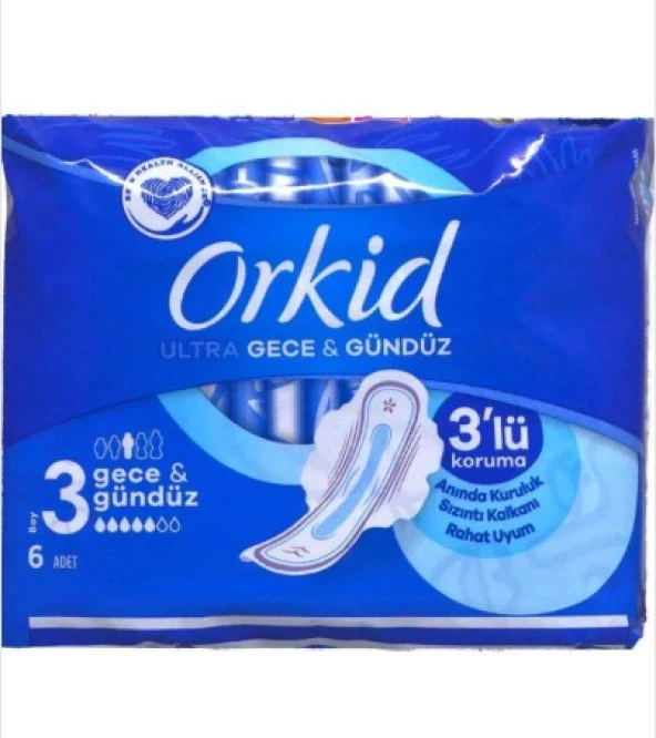 Orkid Ultra Gece & Gündüz Tekli Paket 6lı No: 3 4015400041504 ürün görseli 1