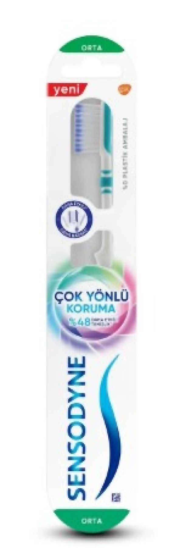 Sensodyne Çok Yönlü Koruma Orta Diş Fırçası 8681291002496 ürün görseli 1