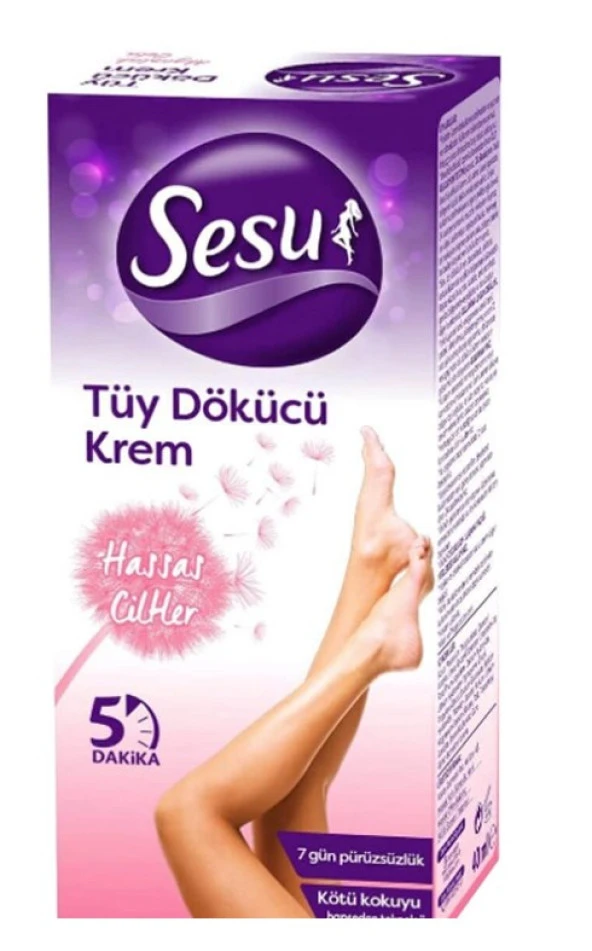 Sesu Tüy Dökücü Krem Hassas Ciltler 40 Ml 8690605670085 ürün görseli 1