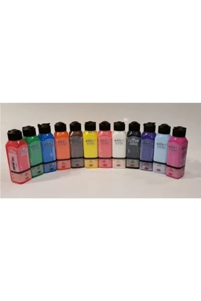 Artdeco 140ml Akrilik Boya 12'li Karışık Renkler Set ürün görseli 1