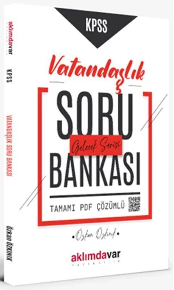 KPSS Vatandaşlık Soru Bankası Aklımdavar Yayıncılık ürün görseli 1