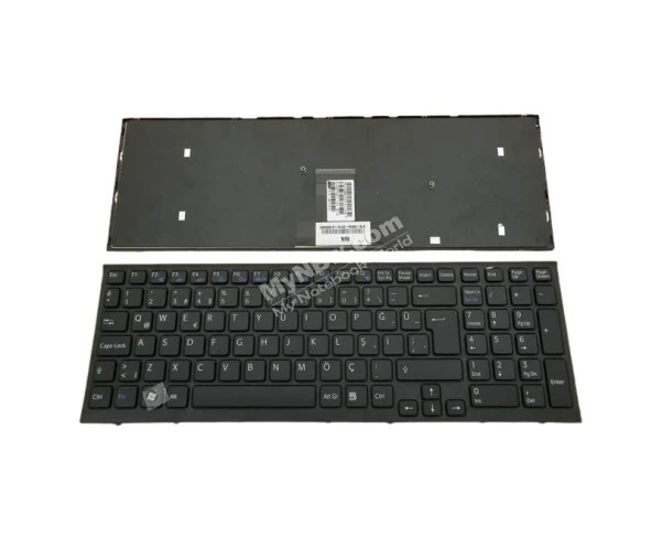 Sony Vaio VPCEB4E1R VPCEB4E4E VPCEB4E9E VPCEB4E9R Siyah Klavye TR/ Çerçeveli ürün görseli 1