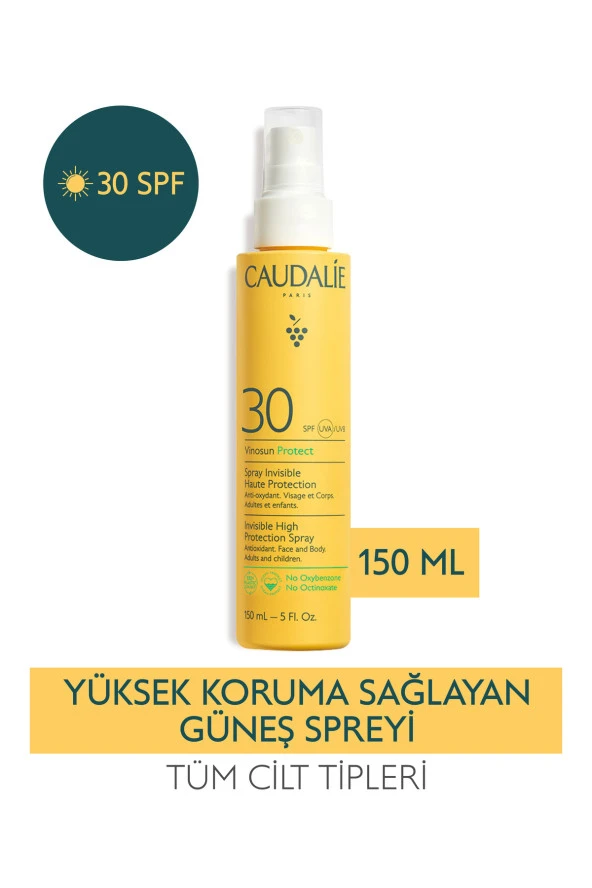 CAUDALİE Vinosun Yüksek Koruma Sağlayan Güneş Spreyi Spf30 150 Ml ürün görseli 1