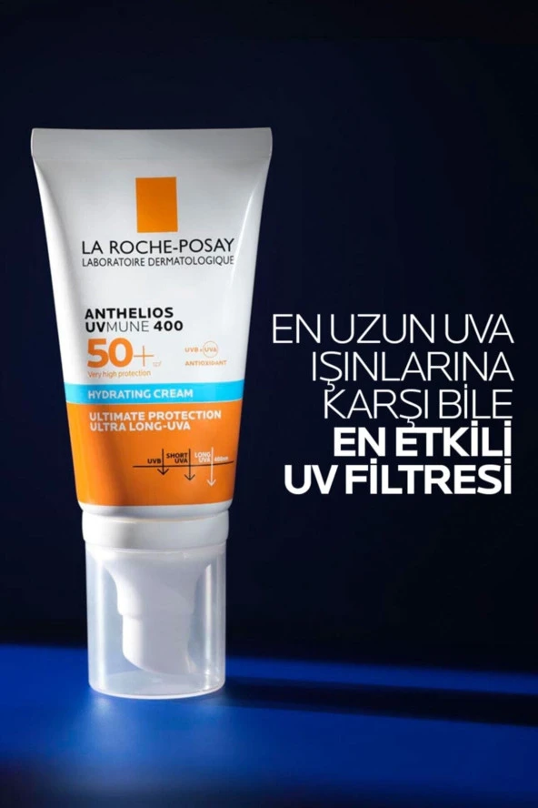 LA ROCHE POSAY Anthelios Uvmune Spf+50 Hassas Ciltler Için Yüksek Korumalı Yüz Güneş Kremi ürün görseli 1