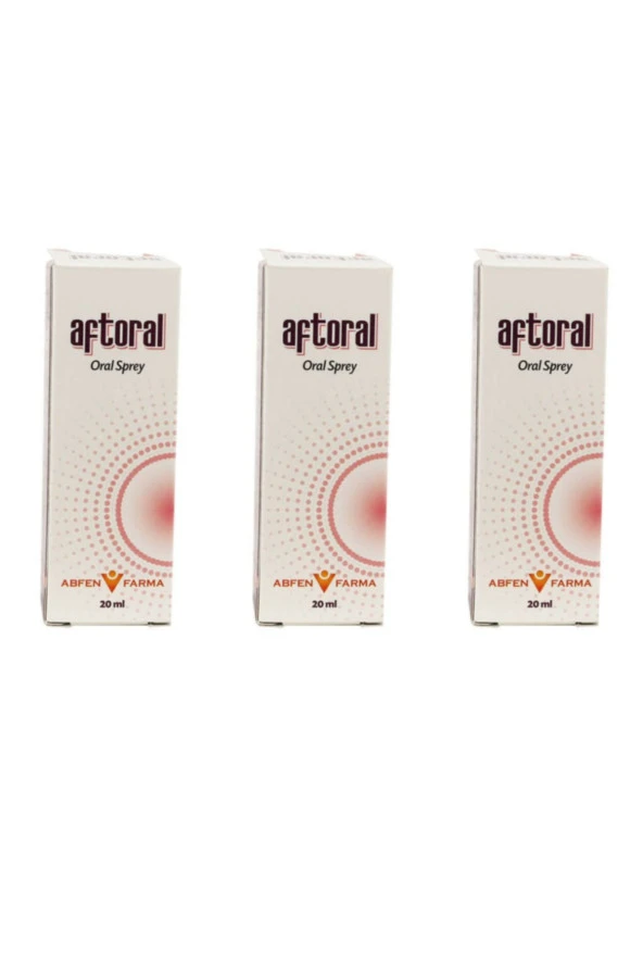 Abfen Farma Aftoral Sprey 20 ml 3 Kutu ürün görseli 1