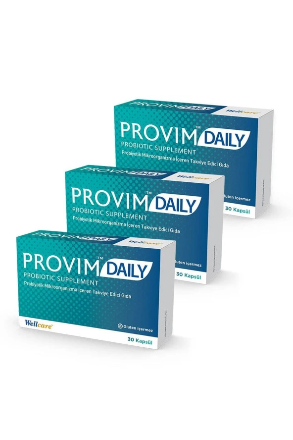 Wellcare Provim Daily 30 Kapsül 3 Kutu ürün görseli 1