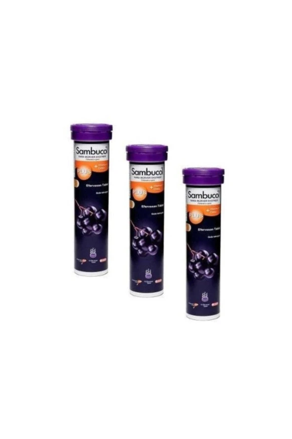 Sambucol Plus Efervesan 15 Tablet 3 Kutu ürün görseli 1