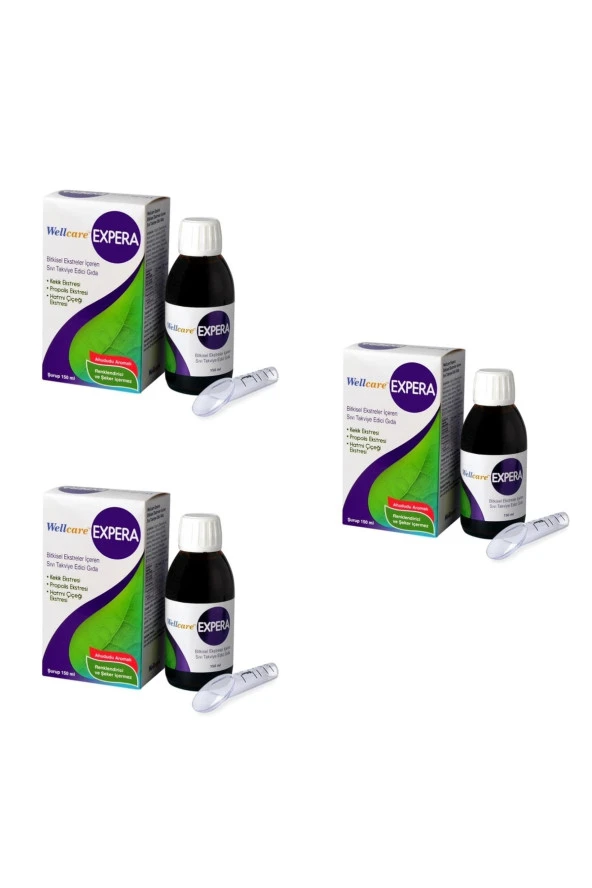 Wellcare Expera Şurup 150 ml 3 Kutu ürün görseli 1