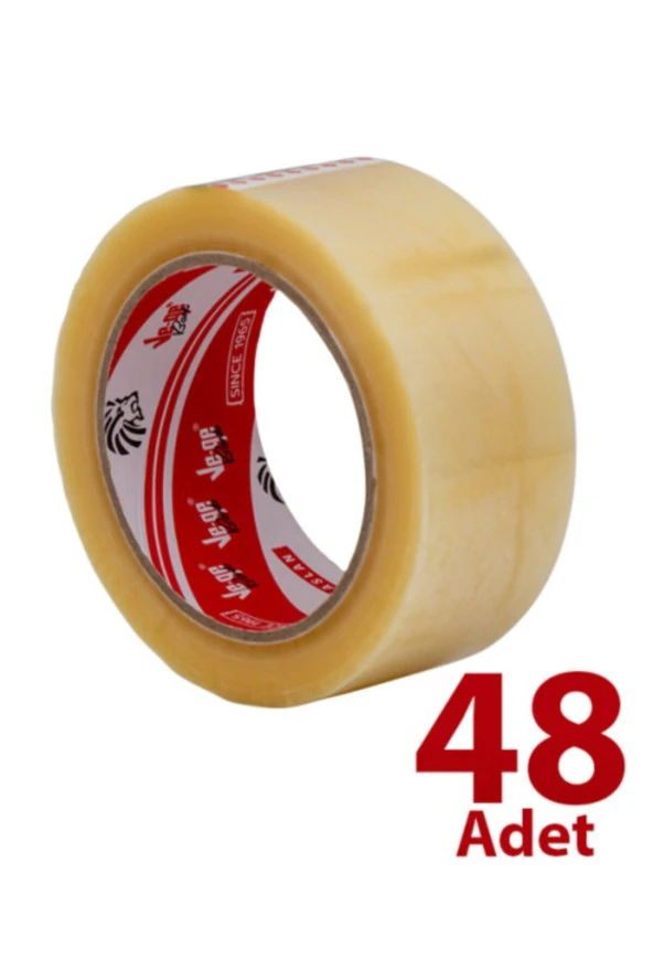 Ve-Ge Koli Bandı Aslan Şeffaf 45mm x 100m - 48 Adet ürün görseli 1