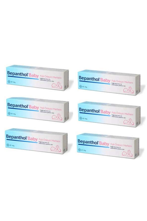 Bepanthol Baby Pişik Önleyici Merhem 100 Gr 6 Kutu ürün görseli 1