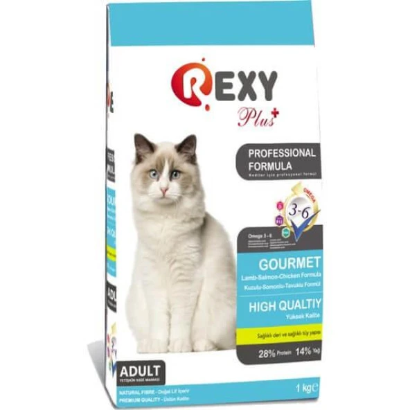 Rexy Plus Gurme Kedi Maması 1 Kg ürün görseli 1