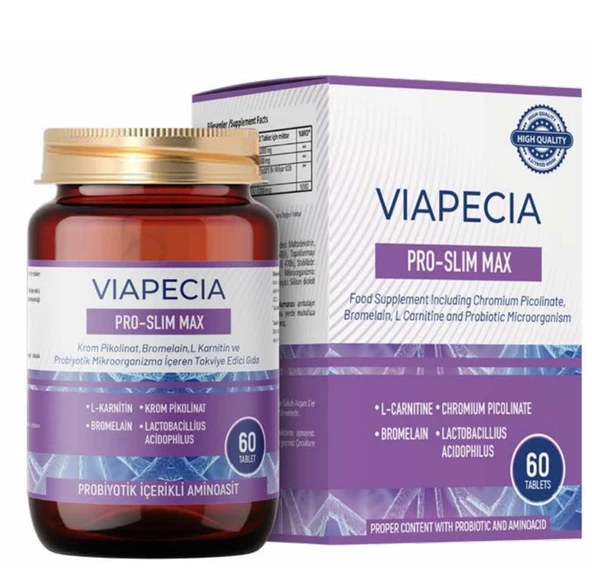 Viapecia Pro-Slim Max 60 Tablet ürün görseli 1