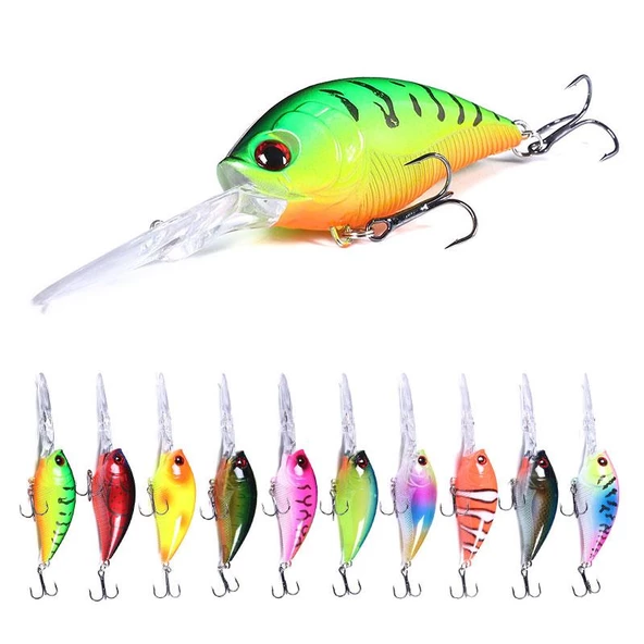 Fisher Bear Deep Chubby 7 cm 20.5 g Sahte Balık - Resim 4