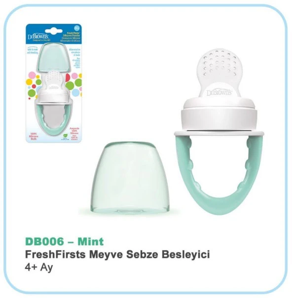 Dr.Browns Meyve sebze besleyici Mint 4+ Ay ürün görseli 1