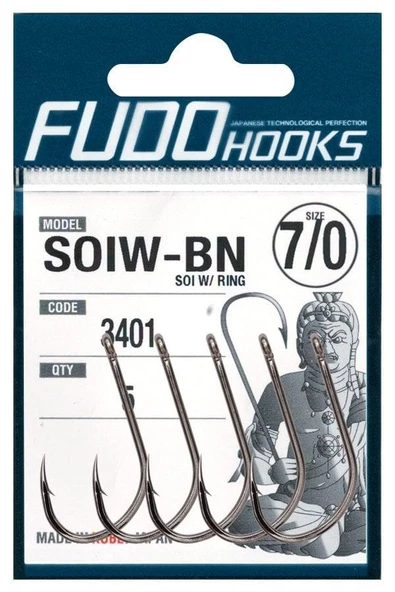 Fudo 3401 Soi Black Nikel İğne - Resim 2