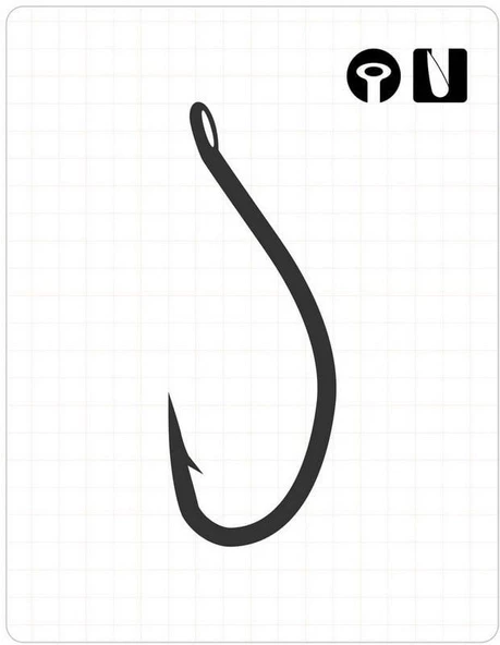 Fudo 2407 Carp Teflon Sazan İğnesi ürün görseli 1