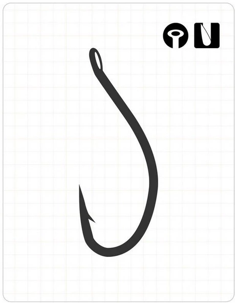 Fudo 2401 Carp Black Nikel Sazan İğnesi ürün görseli 1