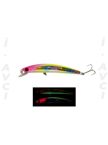 Fujin Crazy Minnow 110F 12gr Maket Balık - Resim 3
