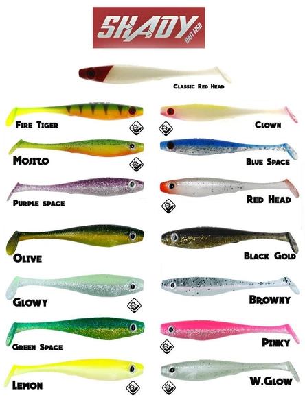 Fujin Shady 10cm Silikon Balık ürün görseli 1