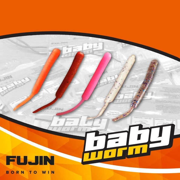 Fujin Baby Worm 5.2 cm Floating LRF Silikonu - Resim 2