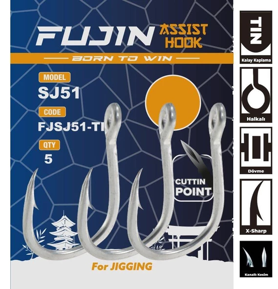 Fujin SJ51 TIN Delikli Assist Kancası ürün görseli 1