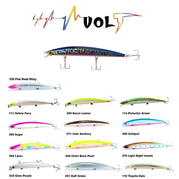 Fujin Volt VL125S 14gr 12.5cm Slow Sinking Maket Balık-FujinVL125S ürün görseli 1