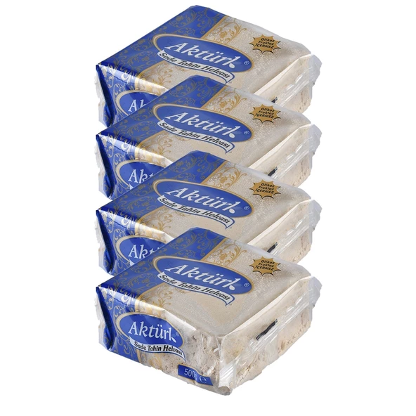 Aktürk Helva 500 gr Sade x 4 Adet ürün görseli 1