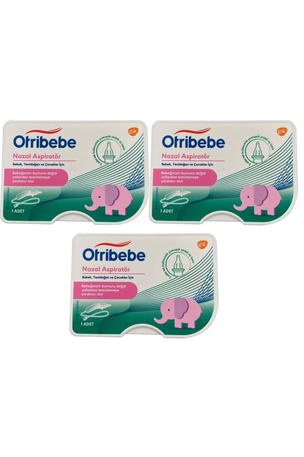 Otribebe Yumuşak Uçlu Nazal Aspiratör 3 Kutu ürün görseli 1
