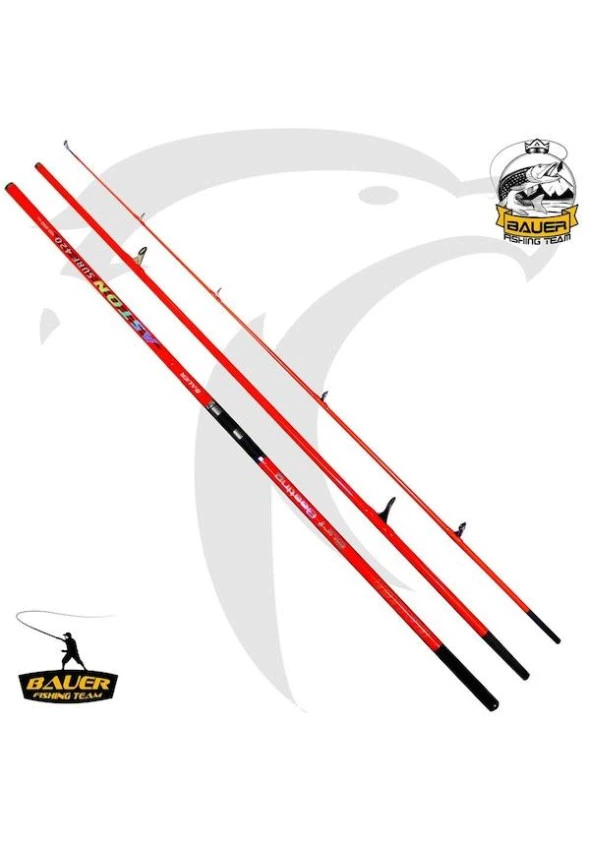 Bauer Aston 4.20m 100-250g 3pcs Surf Olta Kamışı ürün görseli 1
