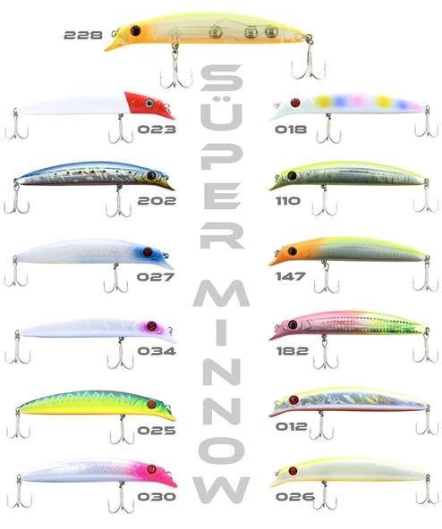 Fujin Süper Minnow 11.5cm 18gr Maket Balık ürün görseli 1
