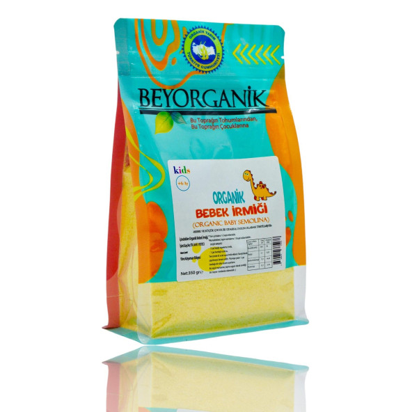 BEYORGANİK Organik Bebek Irmik 350gr 3LÜ PAKET ürün görseli 1