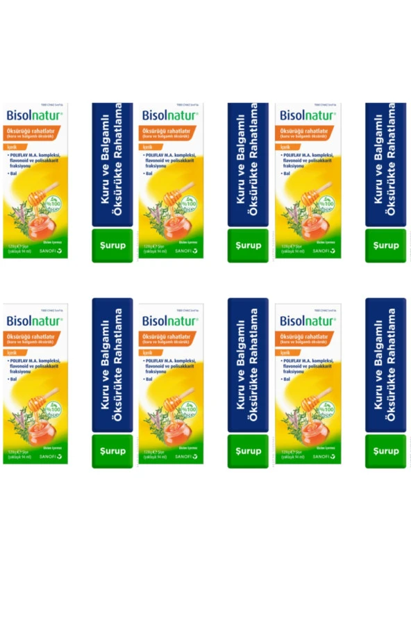 Bisolnatur Bitkisel Şurup 128 gr 6 Kutu ürün görseli 1
