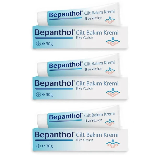 Bepanthol Cilt Bakım Kremi 30 Gr 3 Kutu ürün görseli 1